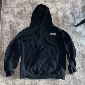 AUTHENTIC Black Balenciaga Hoodie